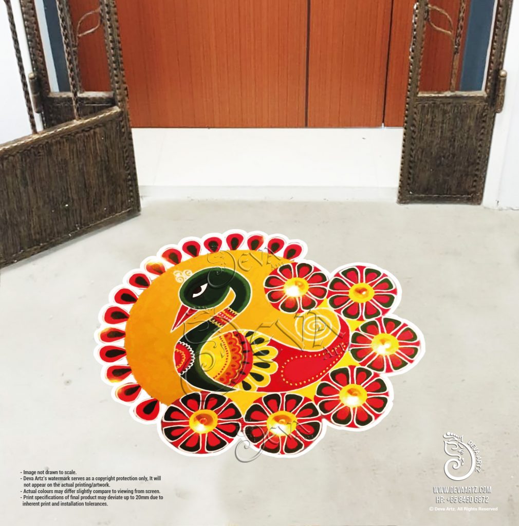 Kolam Stickers in Singapore Customisable and resizable.