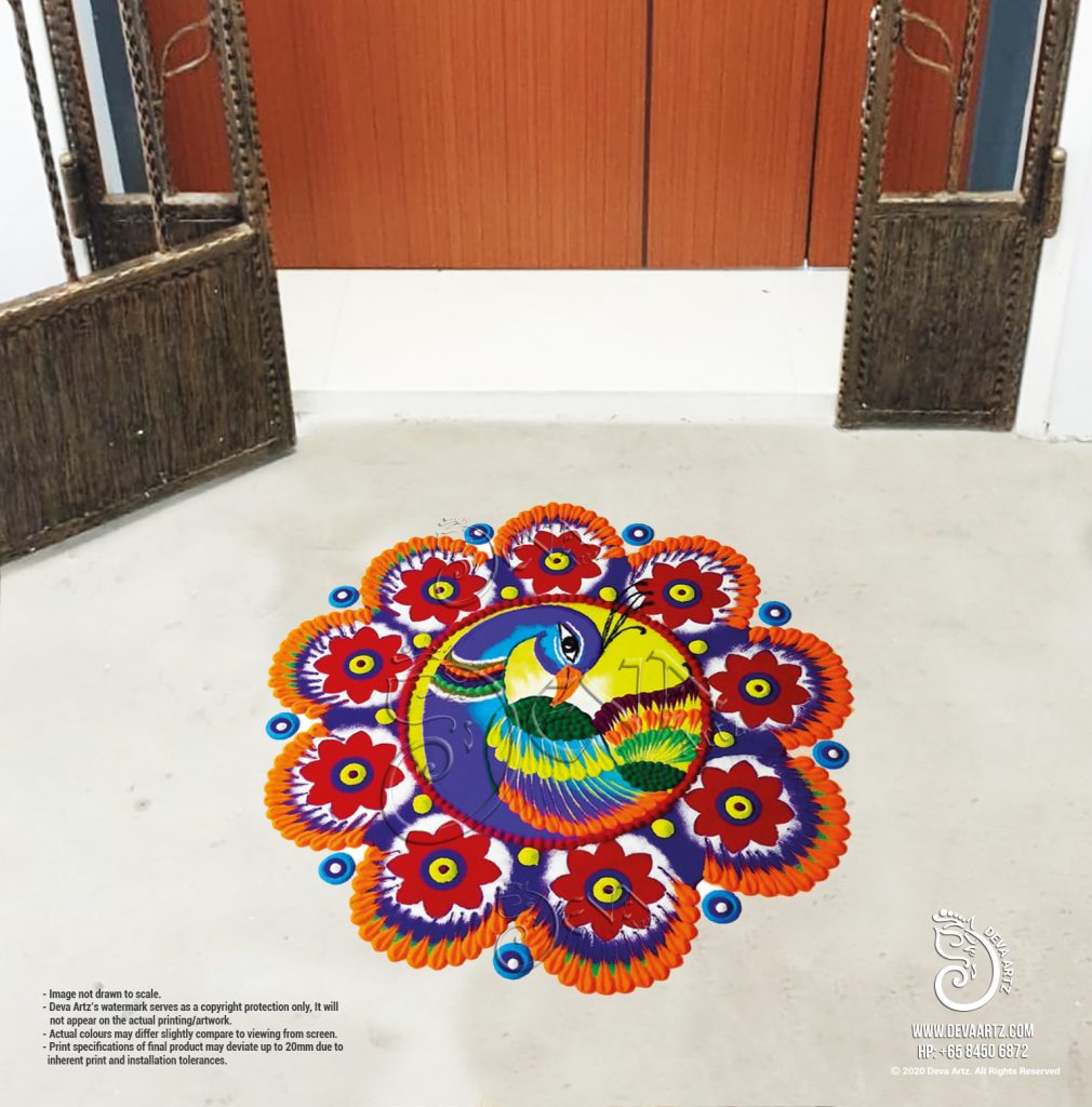 Kolam Stickers in Singapore Customisable and resizable.